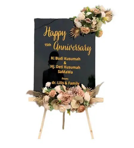 Papan Bunga Akrilik Sinar Petir