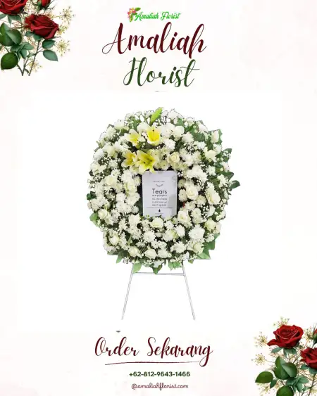 Krans Bunga Duka Sinar Petir